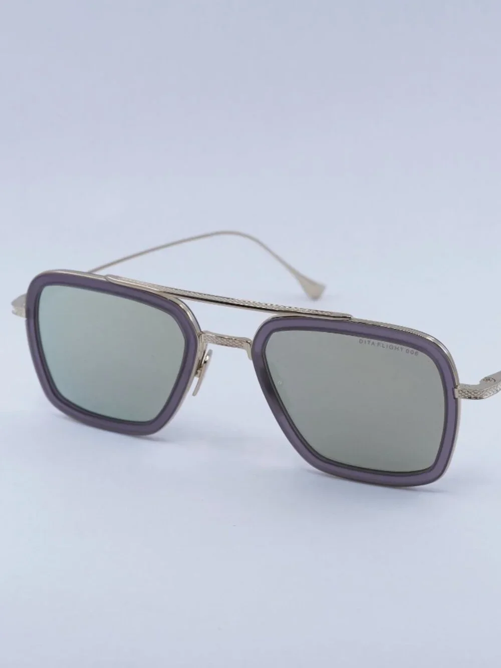Dita FLIGHT-006-7806-C Sunglasses Grey / Gold Aviator Frame, Dark Grey Lenses